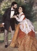 Pierre-Auguste Renoir, Alfred Sisley and His wife